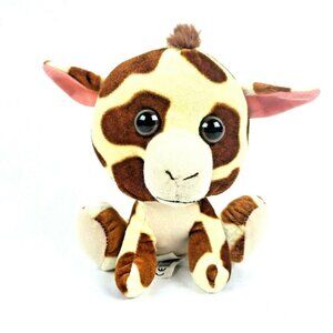 Classic Toy Company Giraffe 7 Inch Plush Yellow Brown Spotted Stuffed Animal Toy